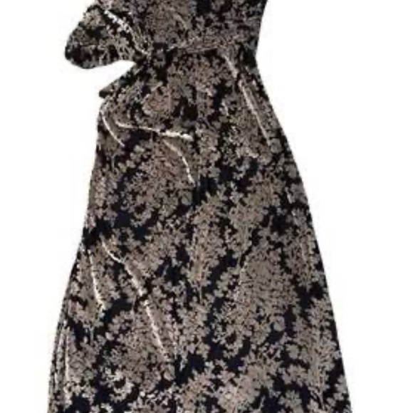 Dress the Population Erica VELVET Burnout Halter dress SIZE Small - Picture 12 of 14